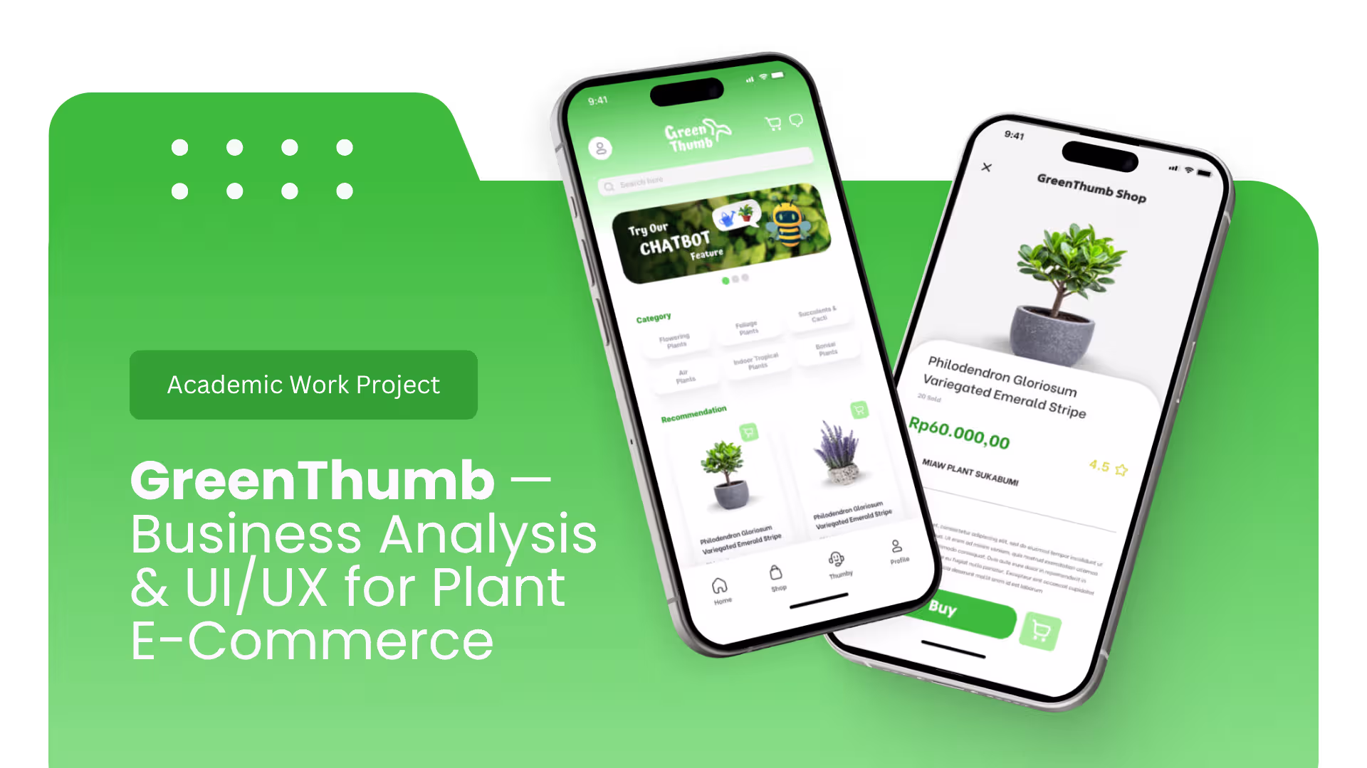 GreenThumb: Business Analysis & UI/UX for Plant E-Commerce