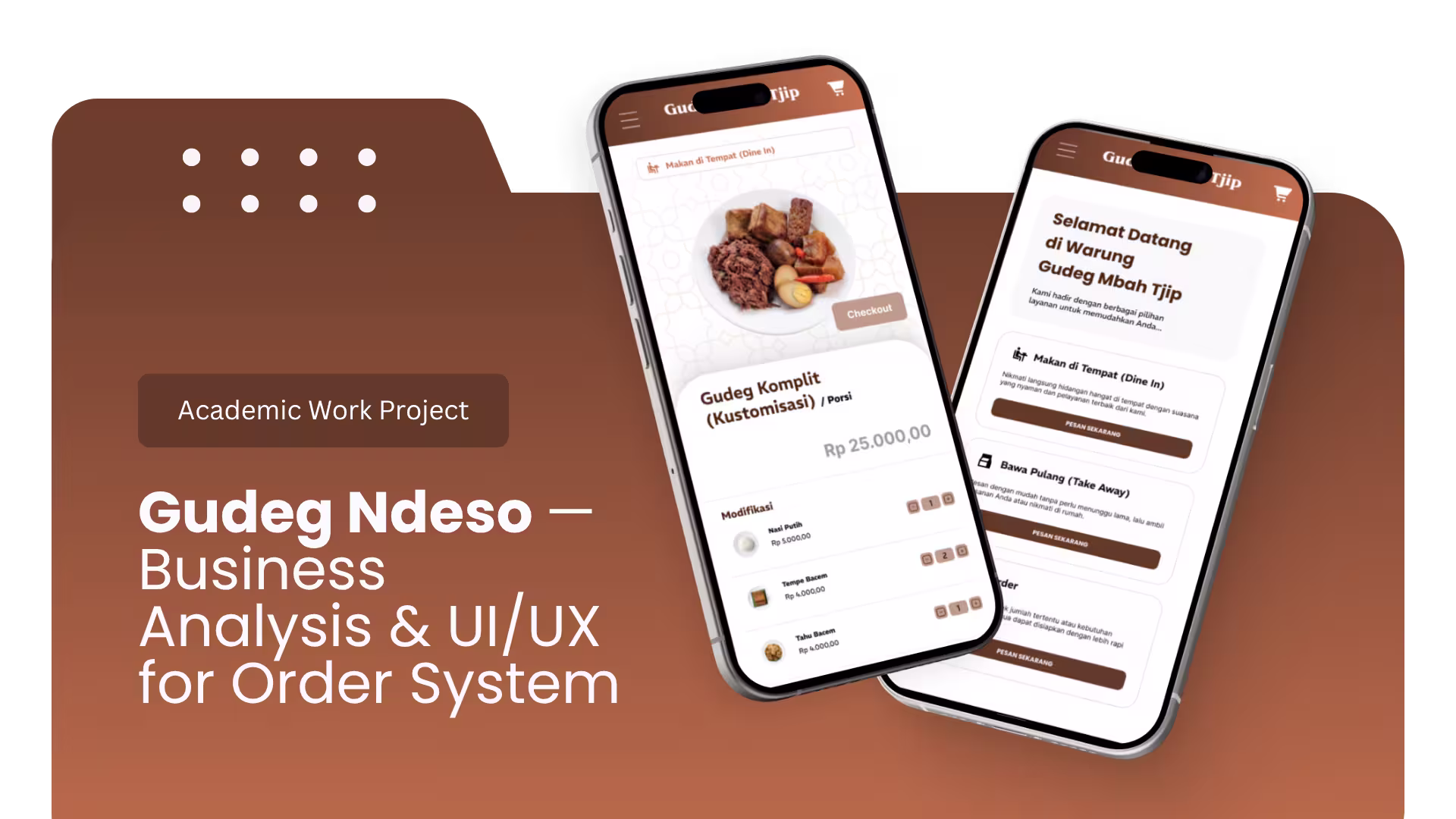 Gudeg Ndeso: Business Analysis & UI/UX for Order System