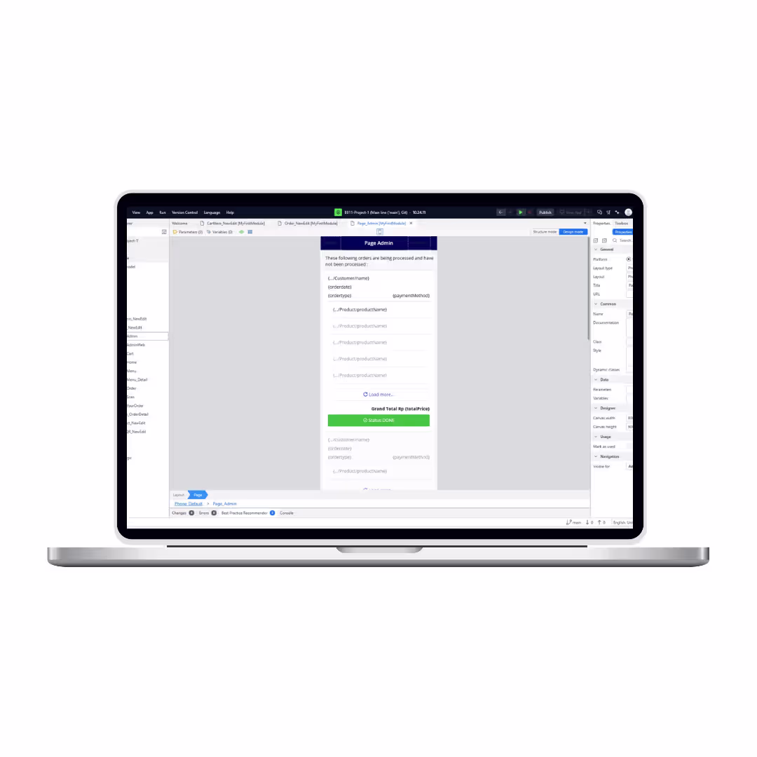 Gudeg Ndeso Mendix Screenshot Preview