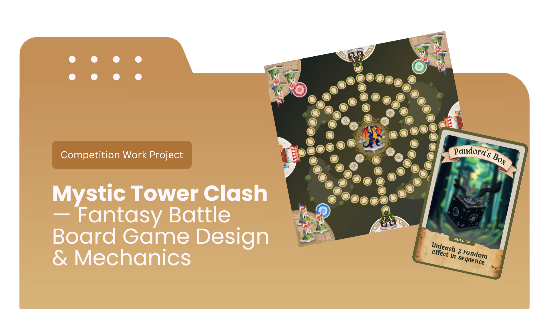 Mystic Tower Clash: Fantasy Battle Board Game Design & Mechanics